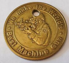 Vintage FNH-FN SCAR Rifle GOLD TONE Challenge Coin (WE MAKE THE WORLD'S BEST) picture