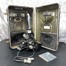 Antique Military Issue Kollsman Aircraft Periscopic Periscope Sextant & Case  #6 picture