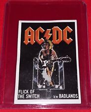 1984 Super Exito Card AC/DC Angus Young Spain Hard Rock Music  Band #113 picture