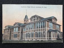 Larimore North Dakota ND High School Antique Photo Postcard picture