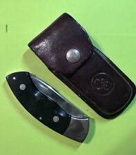 Canal Street Cutlery Black Micarta Slipjoint Folder Folding Knife No Case picture