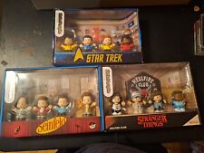 lot of 3 little people collector Seinfield Star Trek Stranger Things  picture