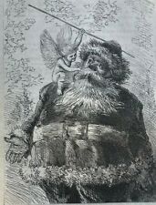1872 Santa Claus Legend of the Mistletoe picture