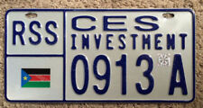 License Plates of South Sudan picture