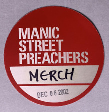 Manic Street Preachers Pass Ticket Forever Delayed Tour Manchester 2002  picture