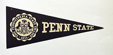 Vintage Penn State University Paper Pennant Decal Gummed Back Sticker 8
