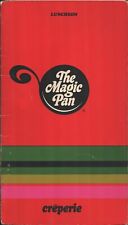 1973 THE MAGIC PAN CREPERIE rare vintage luncheon menu NOW CLOSED NATIONAL CHAIN picture