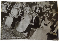 qUEEN ELIZABETH KING GUSTAF GALA PERFORMANCE DROTTNINGHOLM PALACE 1956 neocurio  picture
