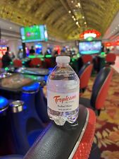 Closed Imploded MOB Tropicana Hotel  Casino Las Vegas Branded Water Bottle RARE picture