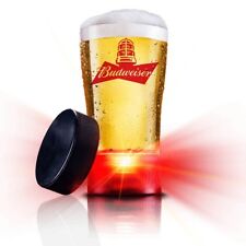BUDWEISER RED LIGHT GOAL SYNCED GLASS SYNC TO ANY NHL TEAM picture