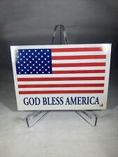 Jb2 2001 Topps Enduring Freedom Sticker #1 God Bless America Flag. picture
