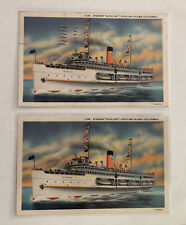 Catalina Island California Postcard Steamer CATALINA Ship Postmark 1935 picture