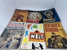 Vintage BSA Boy Scout Handbook 1940's 80’s Books Lot of 6 picture