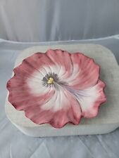 4 Vintage 1980’s April Flowers Fitz And Floyd Pansy 7 Inch Plates Hand Painted picture