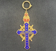 DeMolay Legion of Honor Cross Medal Masonic Blue Red Badge picture