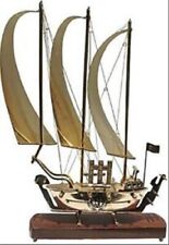 Brass Ship/Boat/Titanic with Wooden Base, Showpiece Item,12 inch (12