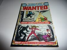 WANTED: The Most Dangerous Villains #4 DC Comics 1972 GA Reprints Glossy FN 6.0 picture
