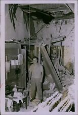 LG844 1952 Original Photo EARTHQUAKE DAMAGED LIQUOR STORE Building Destroyed picture