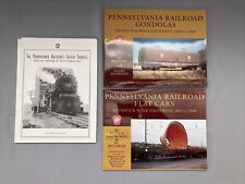 Pennsylvania Railroad GONDOLAS, FLAT  CARS, Golden Triangle, 3 Book Lot, Used picture