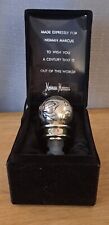 Neiman Marcus Silverplated Liquor Bottle Stopper Engraved Neiman Marcus 2001 Box picture