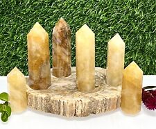 Wholesale Lot 1 Lb Natural Golden Healer Quartz Obelisk Tower Point Crystal picture