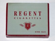 Vintage 1947 REGENT CIGARETTES King Size Hinged Advertising Box RIGGIO Tobacco picture