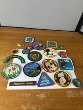 Lot of 20 Vintage 1980s  Girl Scout Patches Cookie Camp 75 Years Unused picture