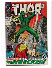 THOR 148 - VG- 3.5 - 1ST APPEARANCE OF THE WRECKER - LOKI - BLACK BOLT (1968) picture