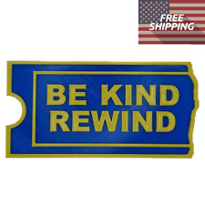 Blockbuster Video BE KIND REWIND 3D printed logo Decoration Sign picture