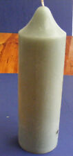 COLONIAL CANDLE OF CAPE COD  10” GREEN PILLAR CANDLE NWT picture