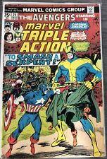 MARVEL TRIPLE ACTION #25 - The Avengers, Captain America - Marvel Comics 1975 picture