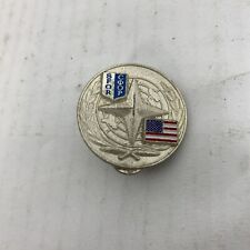 Rare Vintage NATO SFOR COOP Bosinia Stablizing Force with USA Flag picture