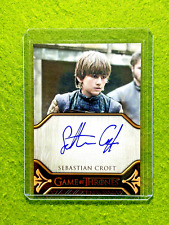 GAME OF THRONES Sebastian Croft AUTO Young NED STARK AUTOGRAPH  2023 Rittenhouse picture