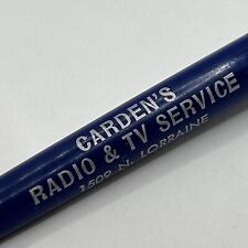 VTG Ballpoint Pen Carden's Radio & TV Service Hutchinson KS picture