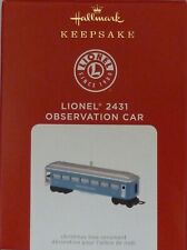 Hallmark 2021 Lionel 2431 Observation Car ~ Lionel Trains picture