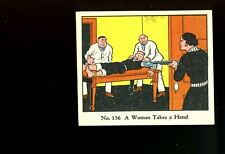 1937 R41 Walter H. Johnson Dick Tracy Caramels #136 A Woman Takes a Hand picture