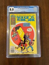 New Kids On The Block #1 rare newsstand edition GRADED 8.0 picture