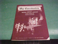 1953 BOOKLET OUR [USA] CONSTITUTION PICTORIAL HISTORY picture