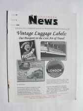 EPHEMERA NEWS Summer 2002 Vintage Luggage Labels John Wanamaker picture