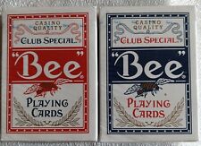 2 Decks  Bee Casino Club Special Classic Poker Playing Cards  picture