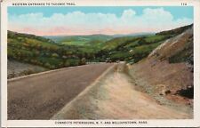 WILLIAMSTOWN, MASSACHUSETTS ~ Western Entrance To Taconic Trail c.1925 Postcard picture