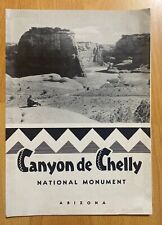 Vintage Canyon De Chelly National Monument Booklet 1952 Park Guide Map picture