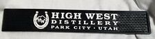 High West Distillery Park City Utah Bar Rail Runner Spill Drip Mat 21