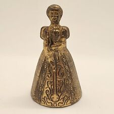 Vintage Bronzed English Lady Bell picture