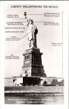 Postcard Statue Liberty National Monument Bedloe's Island NY New York 1952 K-602 picture