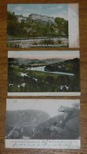 3 Antique 1907 Delaware Water Gap PA  Postcards Kittatinny House Promontory picture