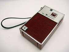Vintage Mr Transistor 6 Transistor Radio Seems Operable Red Color picture