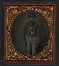 American Civil War,Unidentified Soldier,Union Uniform,Military,1861-1865,2 picture
