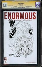 ENORMOUS #6 CGC 9.8 SS SIGNED & FULL COVER SKETCH by CHRISTMAS BLANK VARIANT 1/1 picture