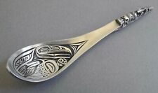 BOMA PEWTER TOTEM POLE SPOON design in bowl also PNW picture